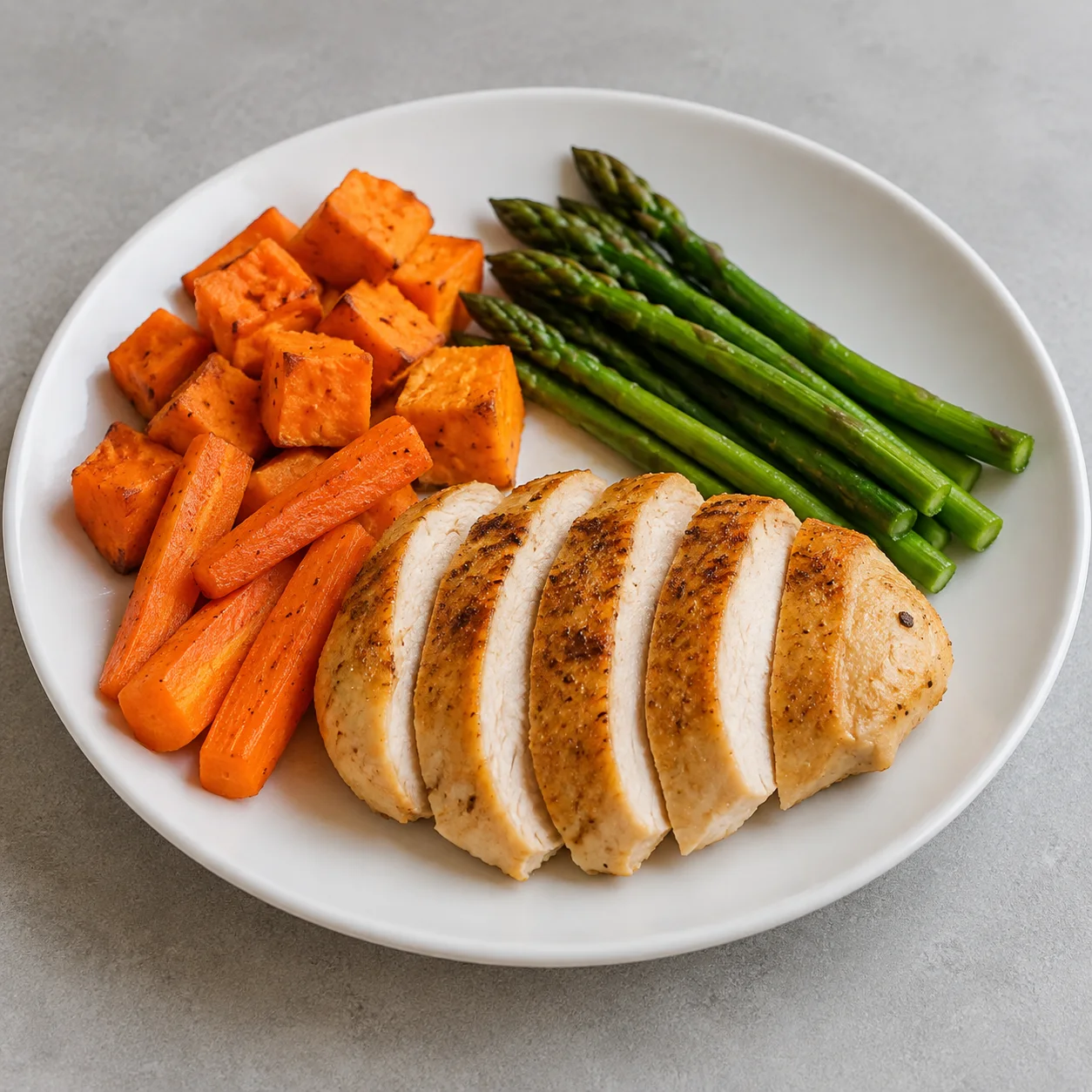 Chicken and Roast Vegetables