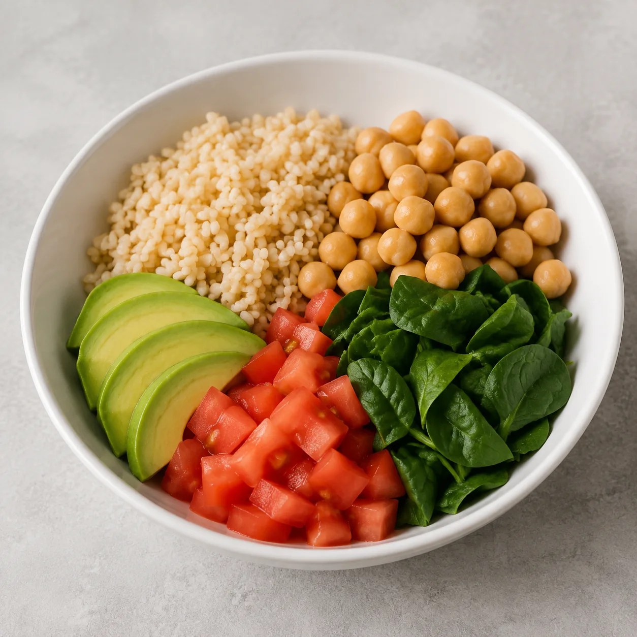 Chickpea Avocado Rice Bowl