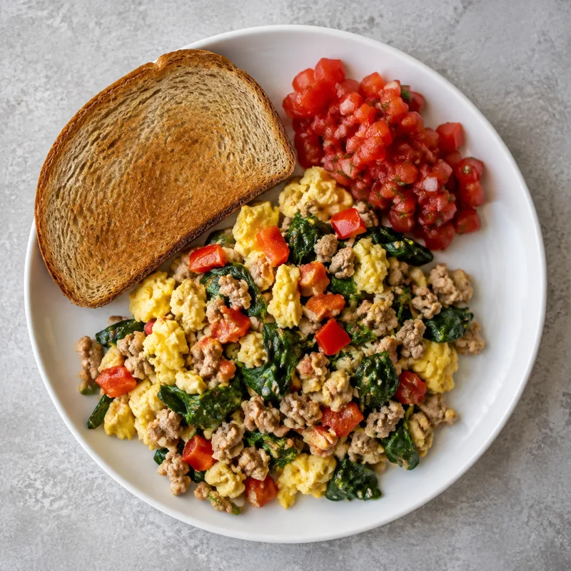 Turkey Egg White Scramble